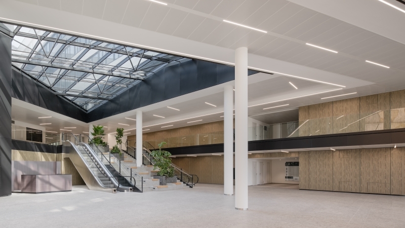 Central Hub im Quartier TwentyOne © MW-Architekturfotografie / HABAU GROUP
